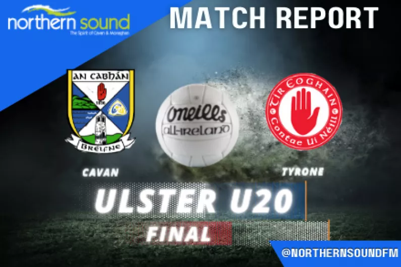 Cavan under-20s miss out on Ulster title after losing to Tyrone