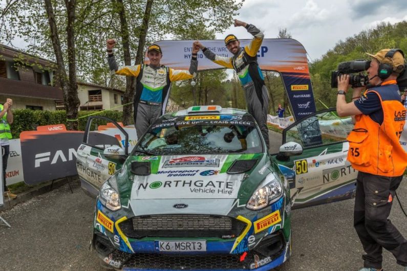 Junior World rally success for Monaghan Navigator