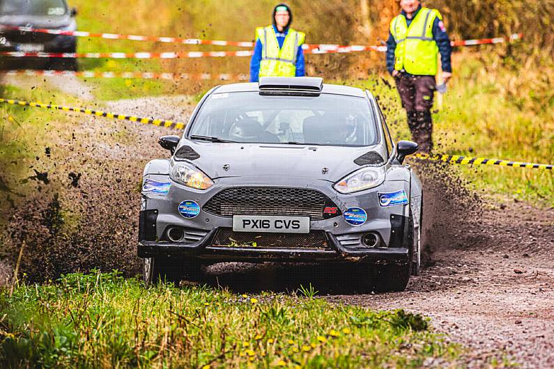 Derek Mackarel on the podium in Cork