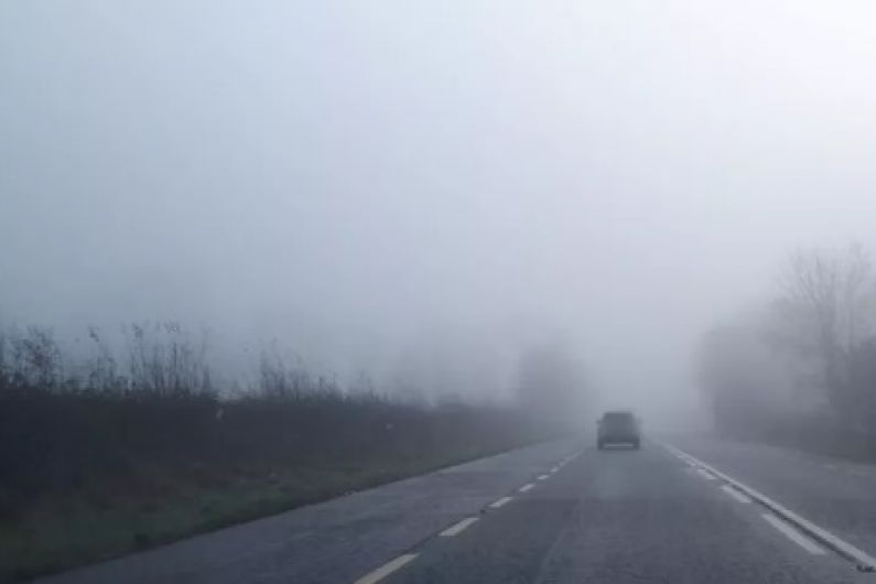 Met Éireann issues fog warning for 12 counties today