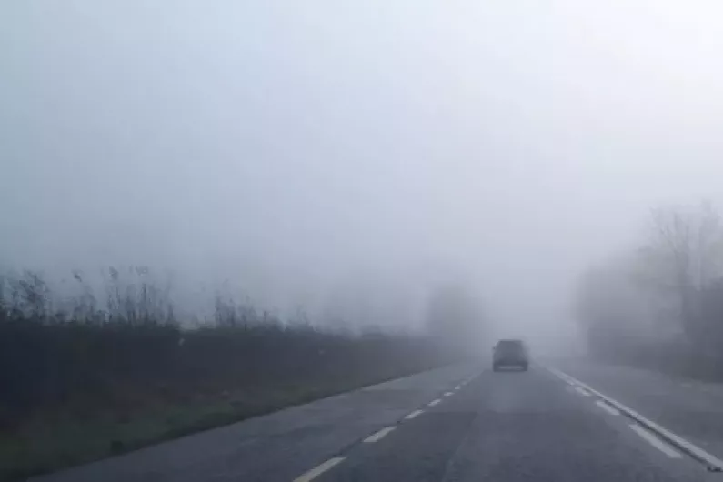 Met &Eacute;ireann issues fog warning for 12 counties today