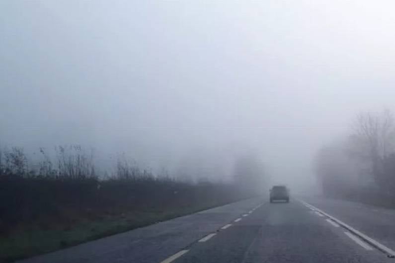 Yellow fog warning issued locally