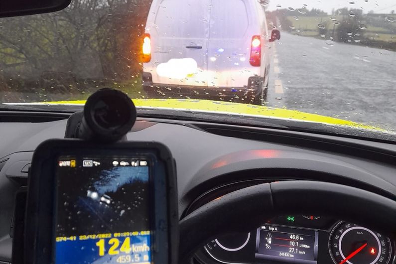 Cavan Garda&iacute; detect speeding van as National Slow Down Day continues
