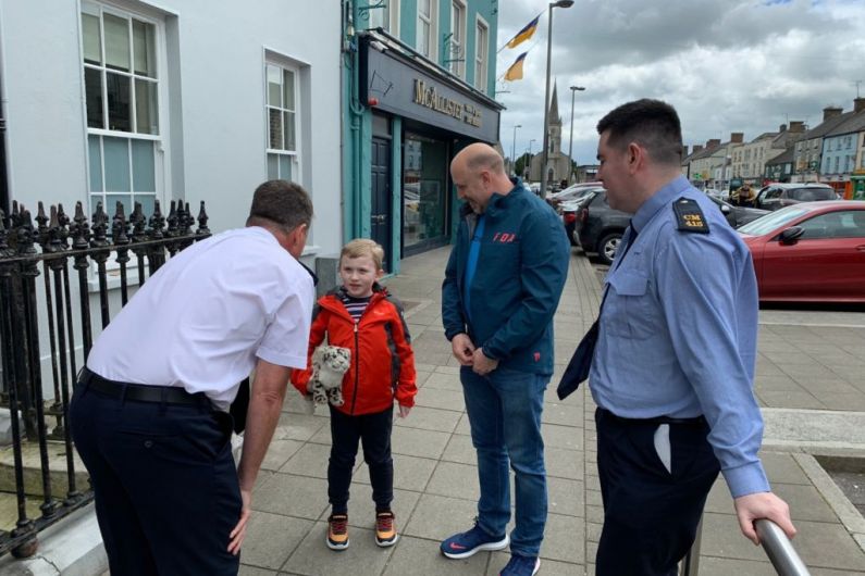 'Little Blue Hero' honoured at Garda Open Day in Carrickmacross