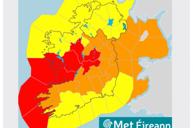 Orange wind warning issued for Cavan and Monaghan