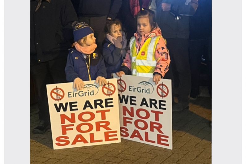 'Bury the cables and not us' Castleblayney protest hears