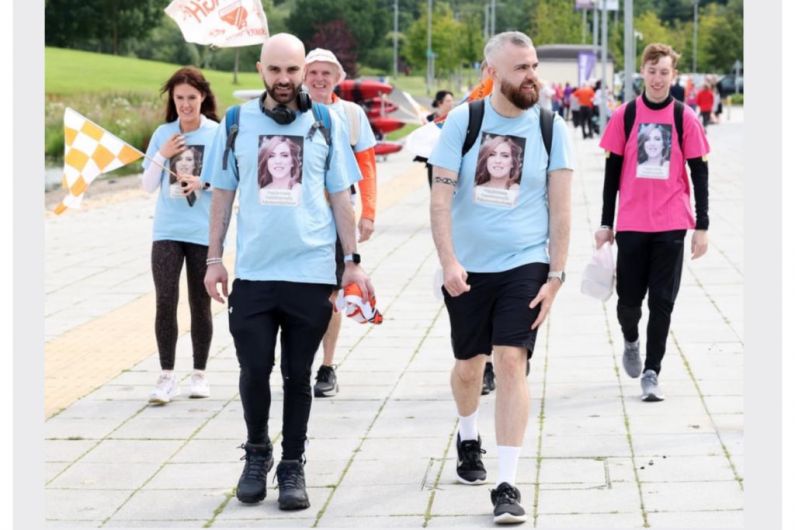 Natalie McNally&rsquo;s brothers walk underway to Croke Park