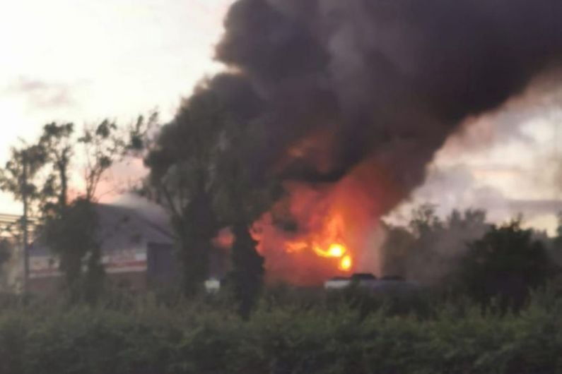 Major fire breaks out at commercial unit near Virginia