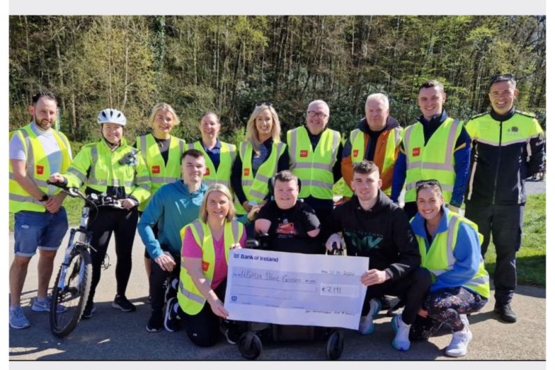 Over €7000 raised for Daire Gorman with Rossmore walk