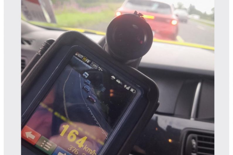 Driver detected in Cavan travelling 164kp/h in 100 zone