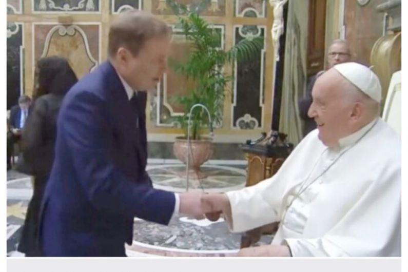 Monaghan comedian meets Pope Francis