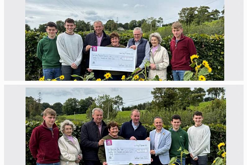 Monaghan sunflower field raises &euro;50,000 for charity