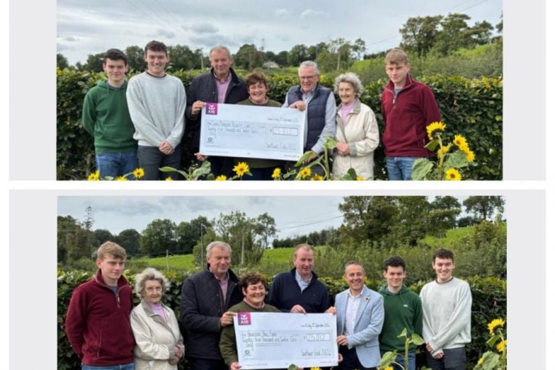 Monaghan sunflower field raises €50,000 for charity