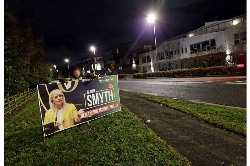 'Mischievous thieves' steal Niamh Smyth's election posters