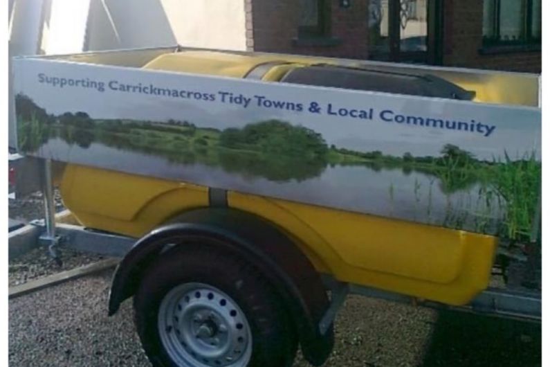 Carrickmacross Gardai investigating the theft of a water bowser from local tidy towns group
