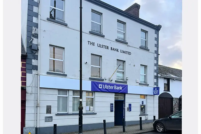 Last day of Ulster Bank Branch in Ballyjamesduff today