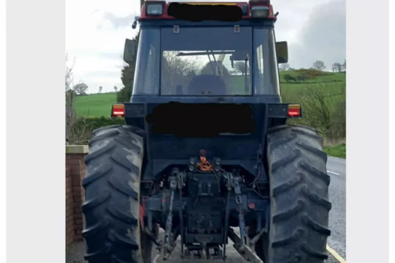 Driver of tractor detected locally for three driving offences
