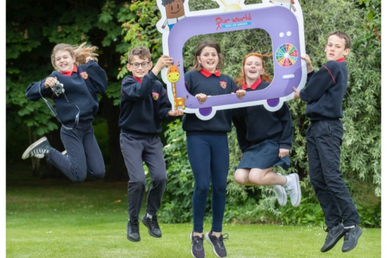 Cavan primary school pupils receive top national award