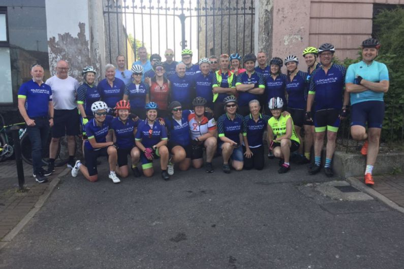 Local group cycles 500km across the country for MND
