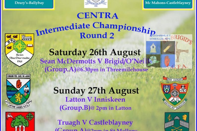 It's Round two of the Intermediate ladies club championship in Monaghan