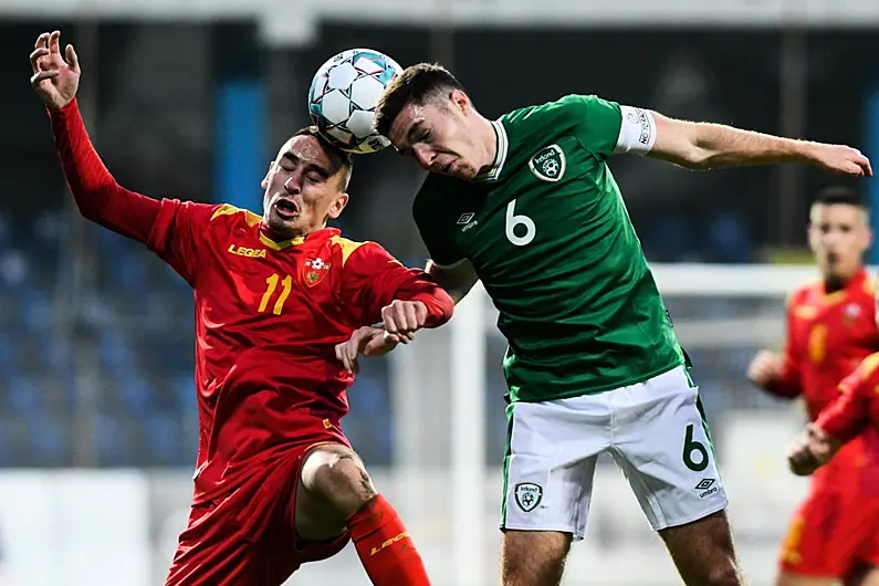 Irish U21's lose to Montenegro