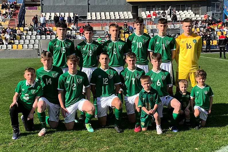 Irish U15 S Lose Out To Spain Northernsound