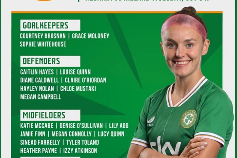 26 player squad name for Ireland Women's Nation league campaign