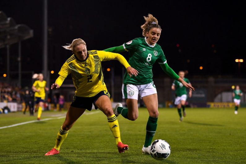 Irish women unlucky against Sweden