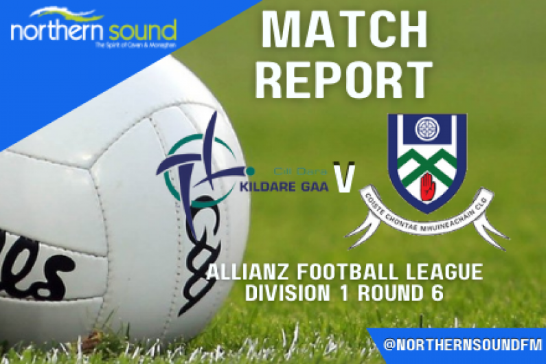 Monaghan bottom of division one after bad loss to Kildare