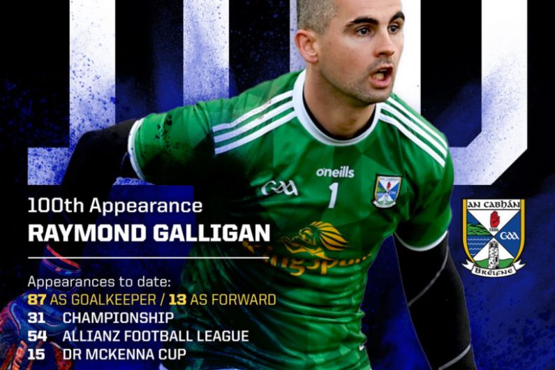 100 not out for Cavan goalkeeper Raymond Galligan