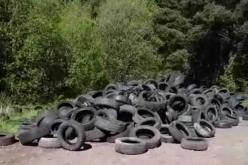 Monaghan County Council spends &euro;5,000 clearing 19 tonne of tyres dumped in north Monaghan