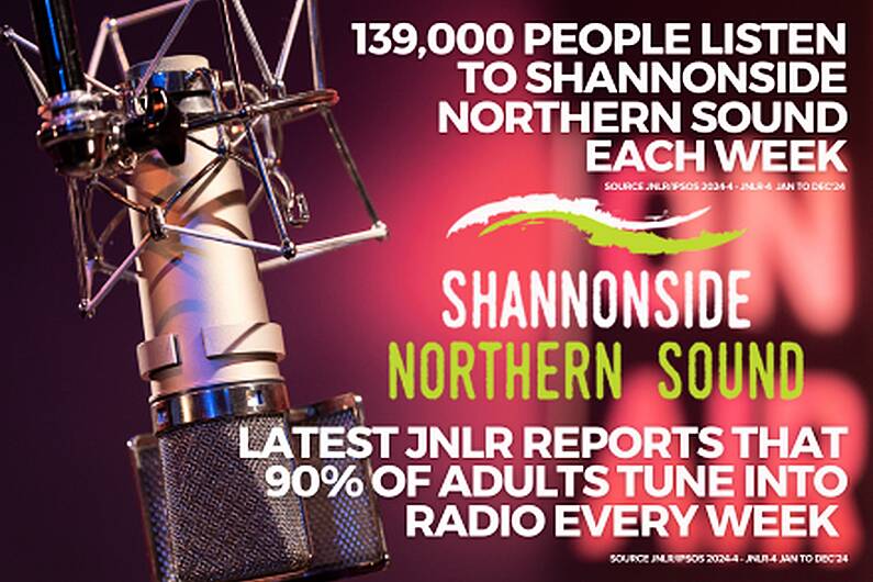 139,000 people tune in weekly to Shannonside Northern Sound