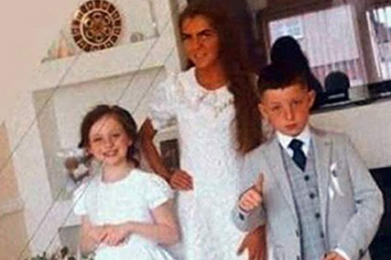 Funeral for three siblings takes place in Tallaght this morning