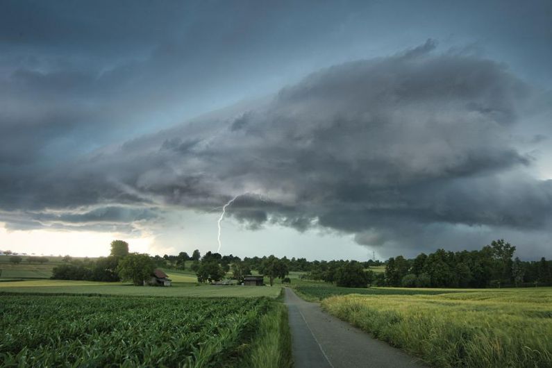 Thunderstorm warning issued for Co Cavan