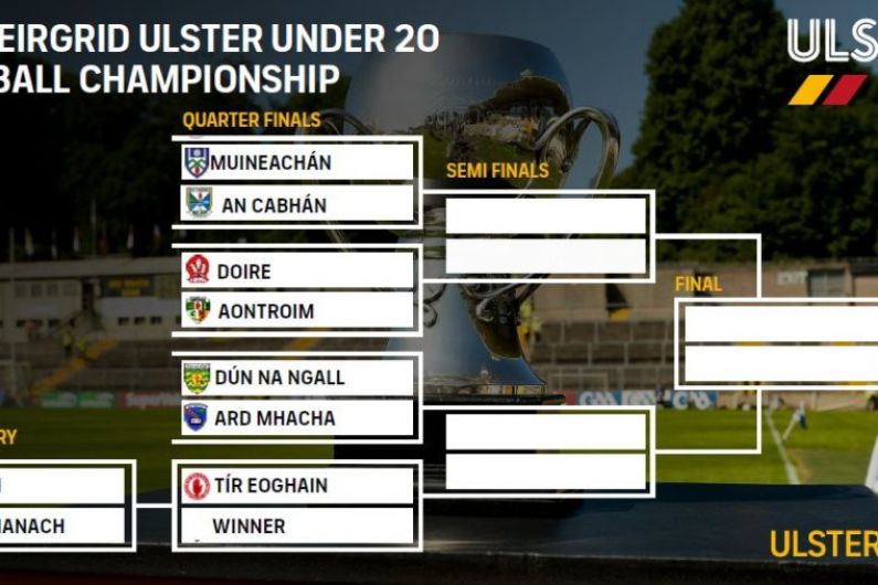Ulster U20 championship draw is made