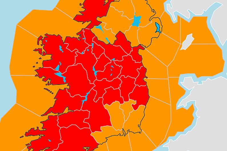 Red warning issued for Cavan &amp; Monaghan