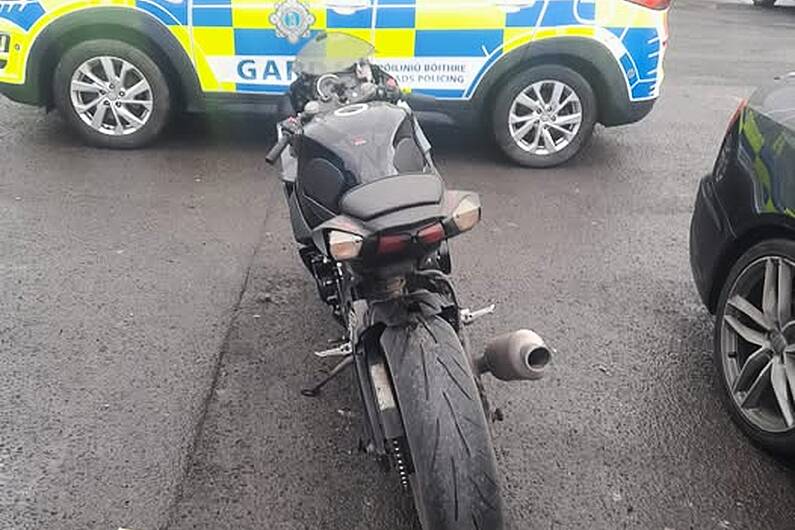 Motorbike seized by Gardai in Co Cavan