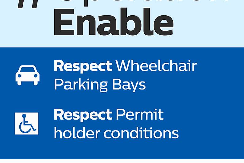 Monaghan gardaí urging motorists to be 'considerate' of those with disabled parking permits