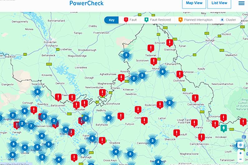 Over 5,000 customers remain without power across region