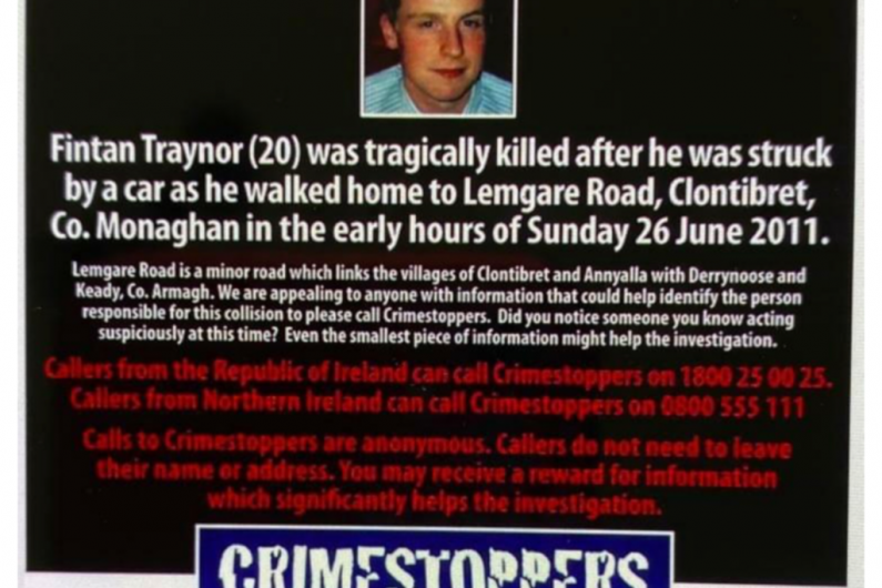Monaghan gardai issue appeal ahead of 11th Anniversary of the death of Fintan Traynor