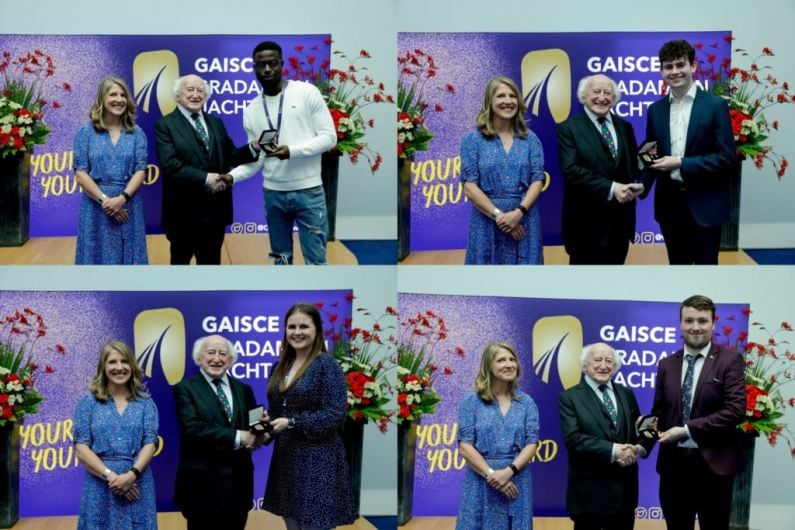 Four local young people receive Gaisce Gold Award honour for 'inspirational contribution to society'