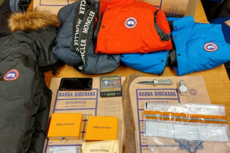 Drugs and high end clothing seized in Bailieboro