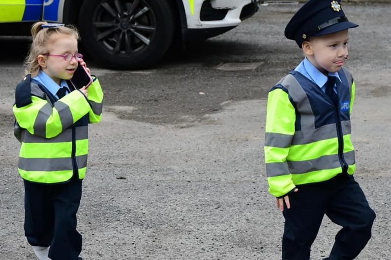 Two local children made honorary Gardaí in an event that was 'the first of its kind'