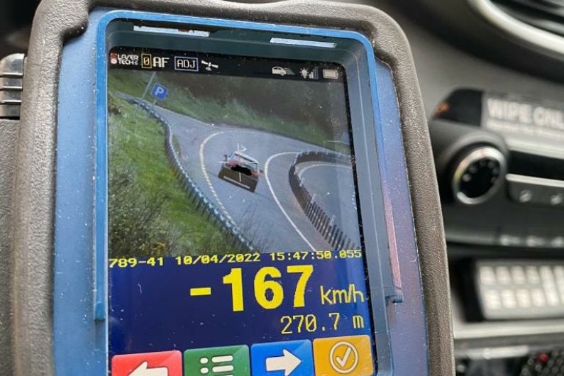 Motorist arrested for dangerous driving after being clocked at nearly 170 km/h in Co Monaghan