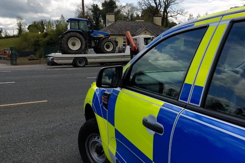 Uninsured and untaxed tractor seized by Gardaí in Cavan