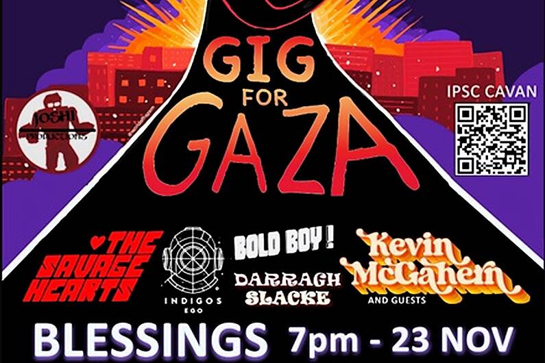 Special 'Gig for Gaza' taking place in Cavan tomorrow