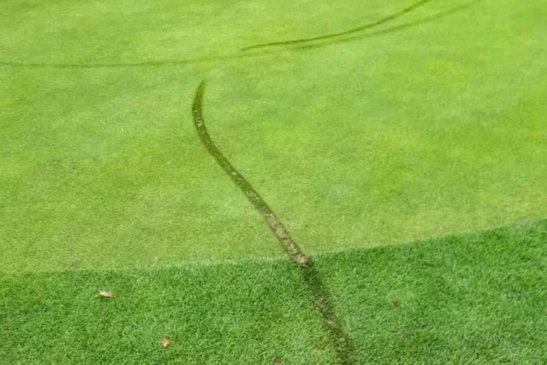 Greens at Virgina Golf Club vandalised by youngsters with clubs and scooter
