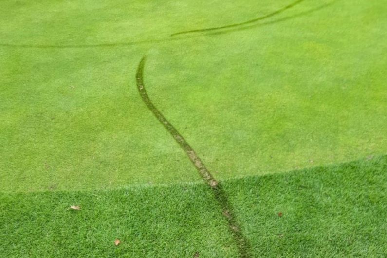 Greens at Virgina Golf Club vandalised by youngsters with clubs and scooter