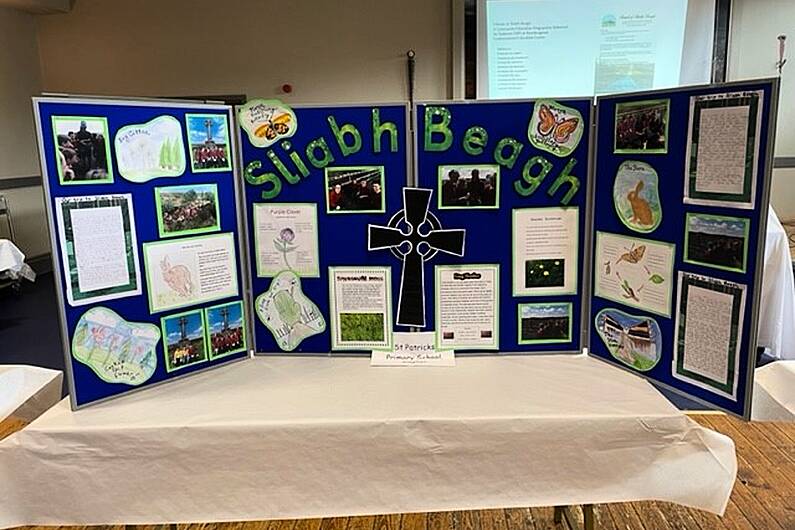 Monaghan students launch 'bogtastic' display of Sliabh Beagh Mountain