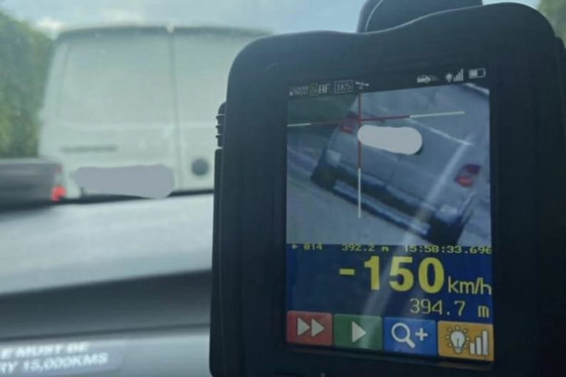 Motorist arrested in Monaghan after being detected 50kmph over speed limit